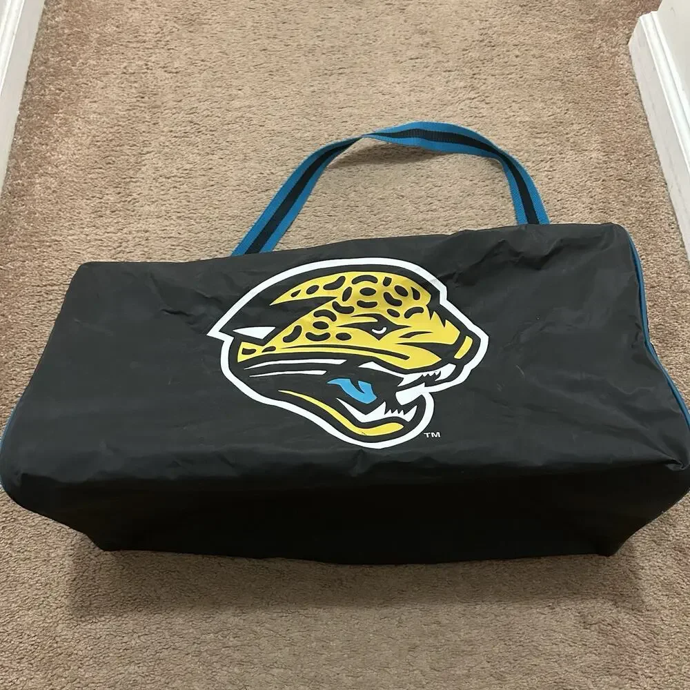 Vintage Jacksonville Jaguars Small Duffle Weekender Bag